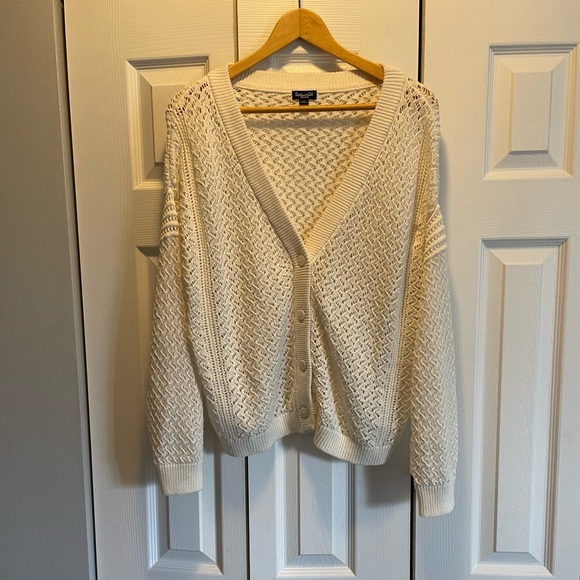 Splendid Brenda Knit V-Neck Long Sleeve Button Front Cardigan size Medium - Picture 4 of 8